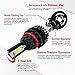 Optix H13 (9008) LED Headlight Conversion Kit -Dual Hi / Lo Beam - 80W 8000LM High Power - 6000K 6K White - 2pcs Replace Halogen & HID Kit