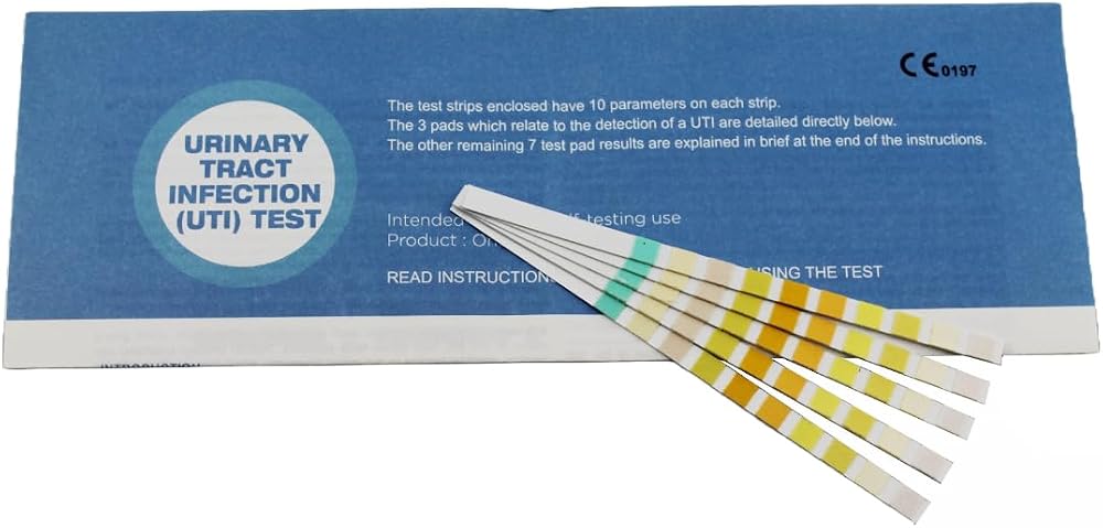 One Step UTI Test Strips 15 Pack Nitrite Leukocytes Blood Urine Infection