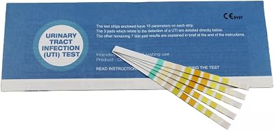 One Step UTI Test Strips 15 Pack Nitrite Leukocytes Blood Urine Infection