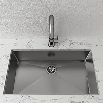 Single Basin Stainless Steel Undermount Sink Kitchen Undermount