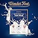 Wonder Foot Exfoliating Foot Mask - with Lactic Acid & Milk (PH3.6) – Guaranteed to Rejuvenate Your foot In 7 Days - Sold Exclusively on Amazon