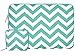 MOSISO Chevron Style Canvas Sleeve Bag Compatible 13-13.3 Inch Laptop with Small Case, Pure Blue