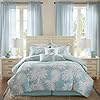 Harbor House Cozy Cotton Comforter Set-Coastal All Season Down Alternative Casual Bedding with Matching Shams…