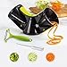 Joiedomi Vegetable Tri-Blade Spiralizer Bundle: Spiral Slicer, Vegetable Pasta Maker