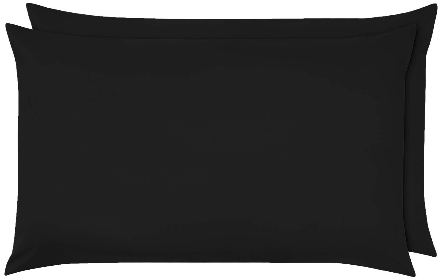 NIYS Luxury Bedding NIYS Pillowcase Pair Pillow Covers Pair 2 Pack (Black)