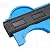 AlexBasic Contour Gauge Duplicator 10 Inch Profile Gauge Shape Duplicator Copying Tool Pots Making Tool for Perfect Fit and Easy Cutting, Blue