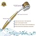 SSZS Derma Roller 540 Titanium 0.25mm Micro Needle Cosmetic Microdermabrasion Tool for Face Skin Roller - Includes Free Storage Case