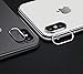 Sakula Camera Lens Protector Ring Plating Aluminum for iPhone X Camera Case Cover Ring Silver