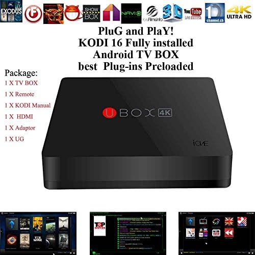 Fully Unlocked - Android TV BOX - KODI 16.1 Loaded [ADDONS / WIFI / 4K] - Internet Movie/Shows/Live/Sport Streaming Player
