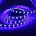 NEWSTYLE Black PCB Celebration LED Strip Lighting 16.4ft 5M Waterproof Rope Lights 300 LEDs 5050 SMD RGB Multicolored