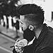 Beard Brush for Men - 100% Pure Boar Hair Natural Bristle for Beard, Moustache - Handmade Wood Handle – No Snags, No Scratch, Gentle Bristle Combing Brush