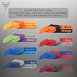 Forbidden Road Cornhole Bag Bean Bags Pack of 8 for Tossing Core Hole Games with Duck Canvas Material Cover and PP Plastic Pellets Inside - Free Carrying Bag Included