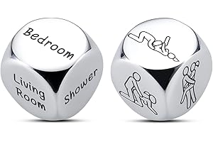 FREREFETER Christmas Stocking Stuffers for Women Gifts for Men Date Night Ideas 2Pcs Dice Anniversary Couple Gift for Him Her Boyfriend Girlfriend Engagement Wedding Gift for Wife Husband Valentine's Day Gifts