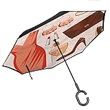 Reverse Umbrella Rain Heels and Dresses,Accessories