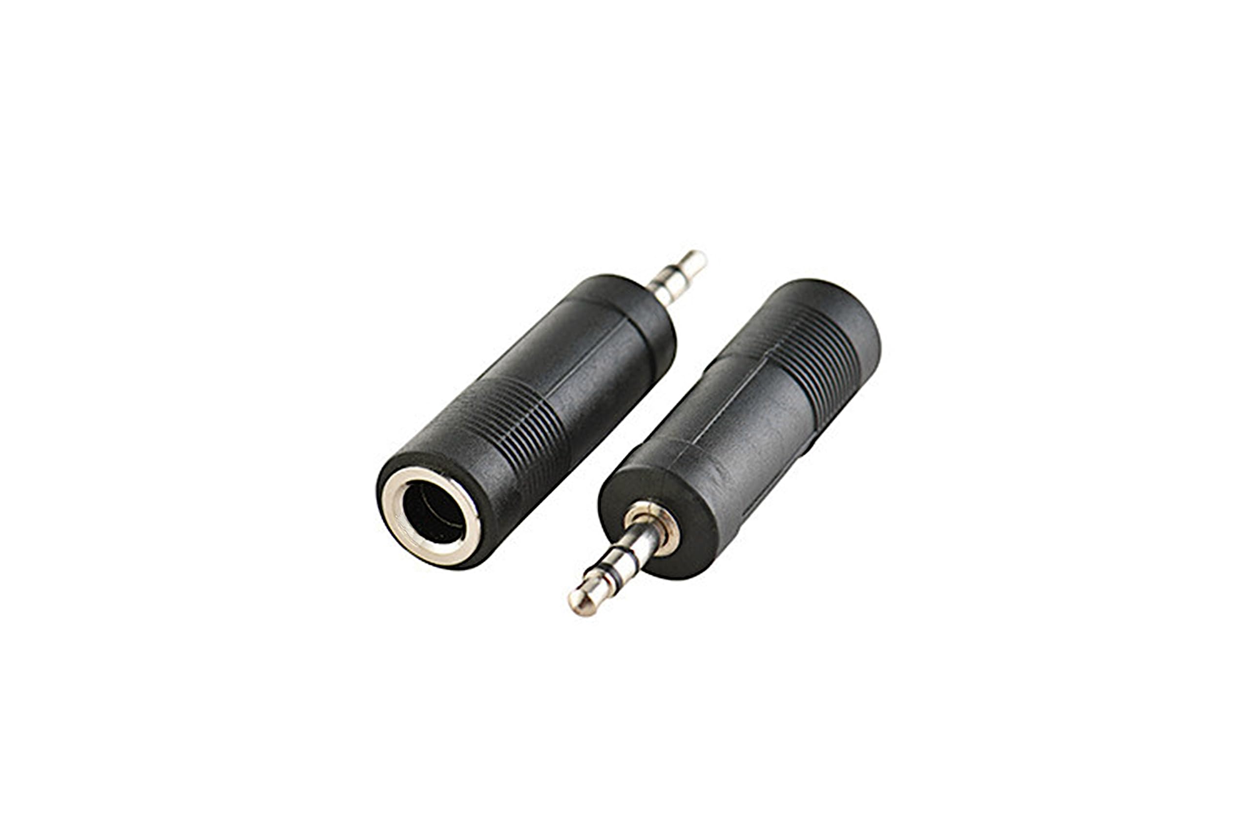 SHANFEILU 3.5mm 3 Pole Male Plug to 6.35mm Female Stereo Jack Audio Adapter 1/4 inch Female to 1/8 inch Male Headphone Microphone Converter Connector 2-Pack