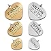 Memories Coding Custom Dog Tags Pet Id Tags for Small/Large Breed Dog Name Engraved Plates Double Sides Engraved- Stainless Steel Silver, Gold (Steel-gold, Round Disk Tag)