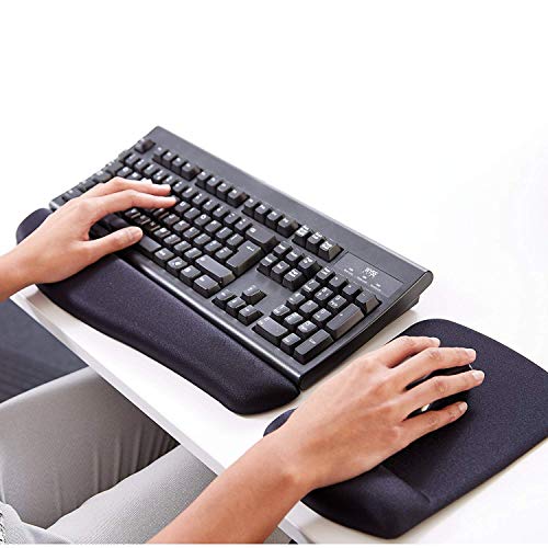 SSB Ergonomic Padded Silica Gel Cuff Mouse Pad with Wrist Rest Soft