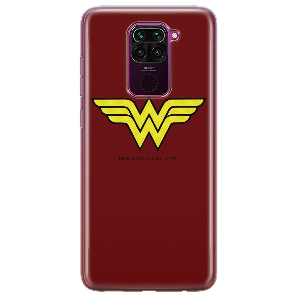 ERT GROUP mobile phone case for Xiaomi REDMI NOTE 9 original and officially Licensed DC pattern Wonder Woman 005 optimally adapted to the shape of the mobile phone, case made of TPU