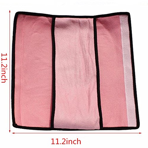 Auto Seat Belt Pillow Car Safety Belt Protect, Shoulder Pad, Adjust Vehicle Seat Belt Cushion For Kids, Pink