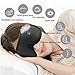 LEEKEN 3D Sleeping Eye Mask - 100% Lights Blockout Sleep Mask for Men Women, Cool Sports Fabric Eye Cover for Travel/Nap/Night Sleeping,Comfortable and Breathable