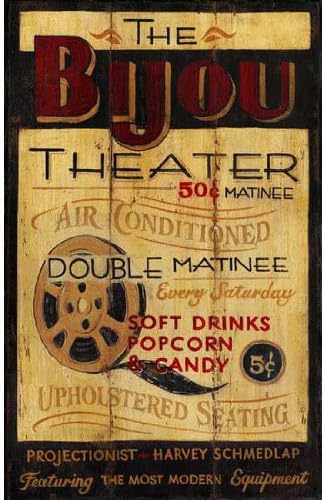 Bijou Vintage Theatre Sign