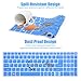 Keyboard Skin for Aspire E 15 E5-575 E5-576G E5-574G E5-573G ES15 ES1-572 / Aspire E 17 E5-772G / Aspire V15 V17 VN7-592G VN7-792G F15 F5-571 F5-573G / Aspire 3 A315 / Aspire 7 A715, Blue