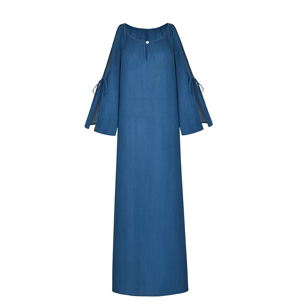 white kaftan maxi dress