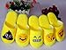 Imymax Unisex Emoji Cute Cartoon Slippers Warm Cozy Soft Stuffed Household Indoor Slippers (Label Size 38-39 = US7 - US8, Throw Kiss)