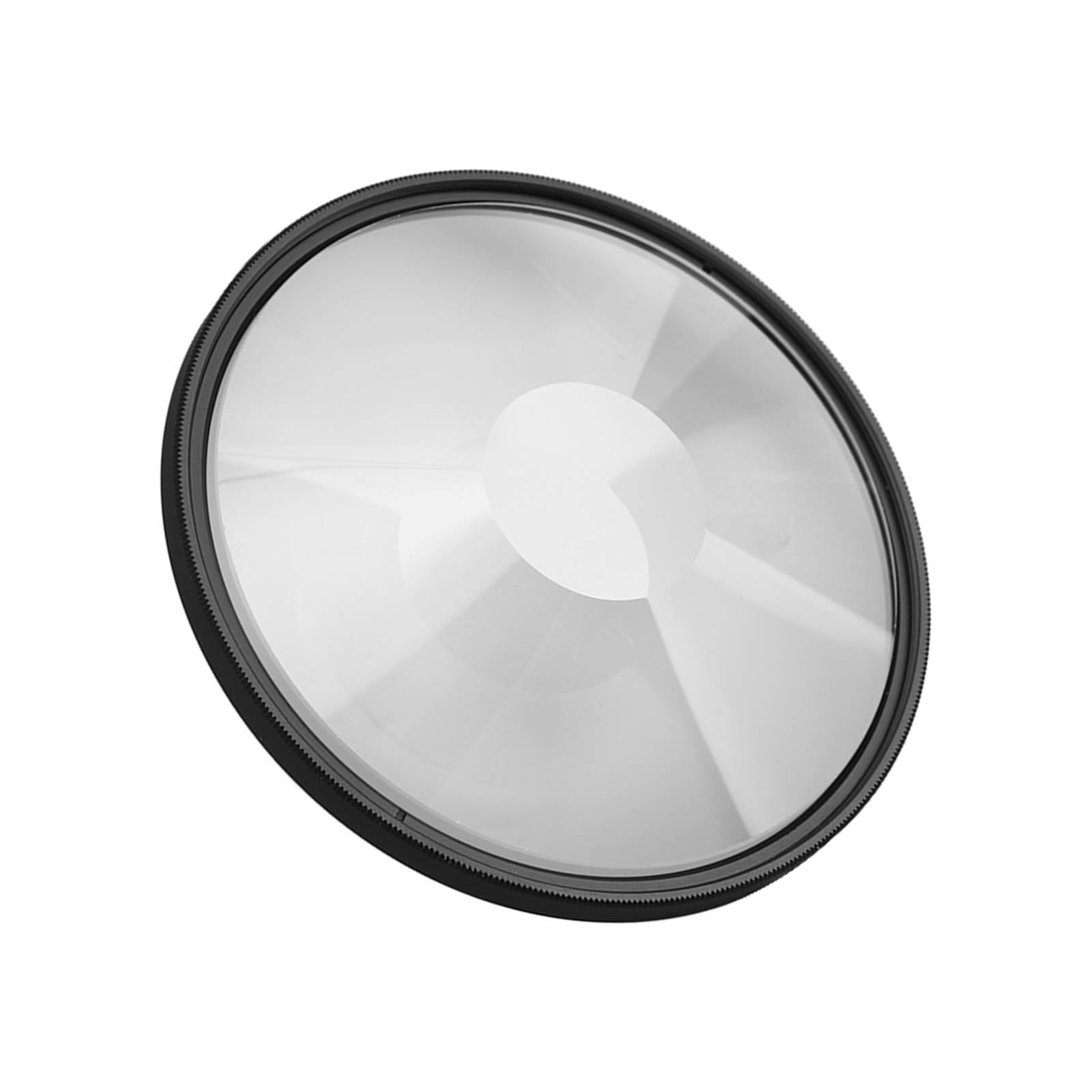 Plyisty Spiral Halo Camera Lens Filter, Optical Glass Special Effects Lens Filter for Camera Lens, Photography Accessories (67mm)