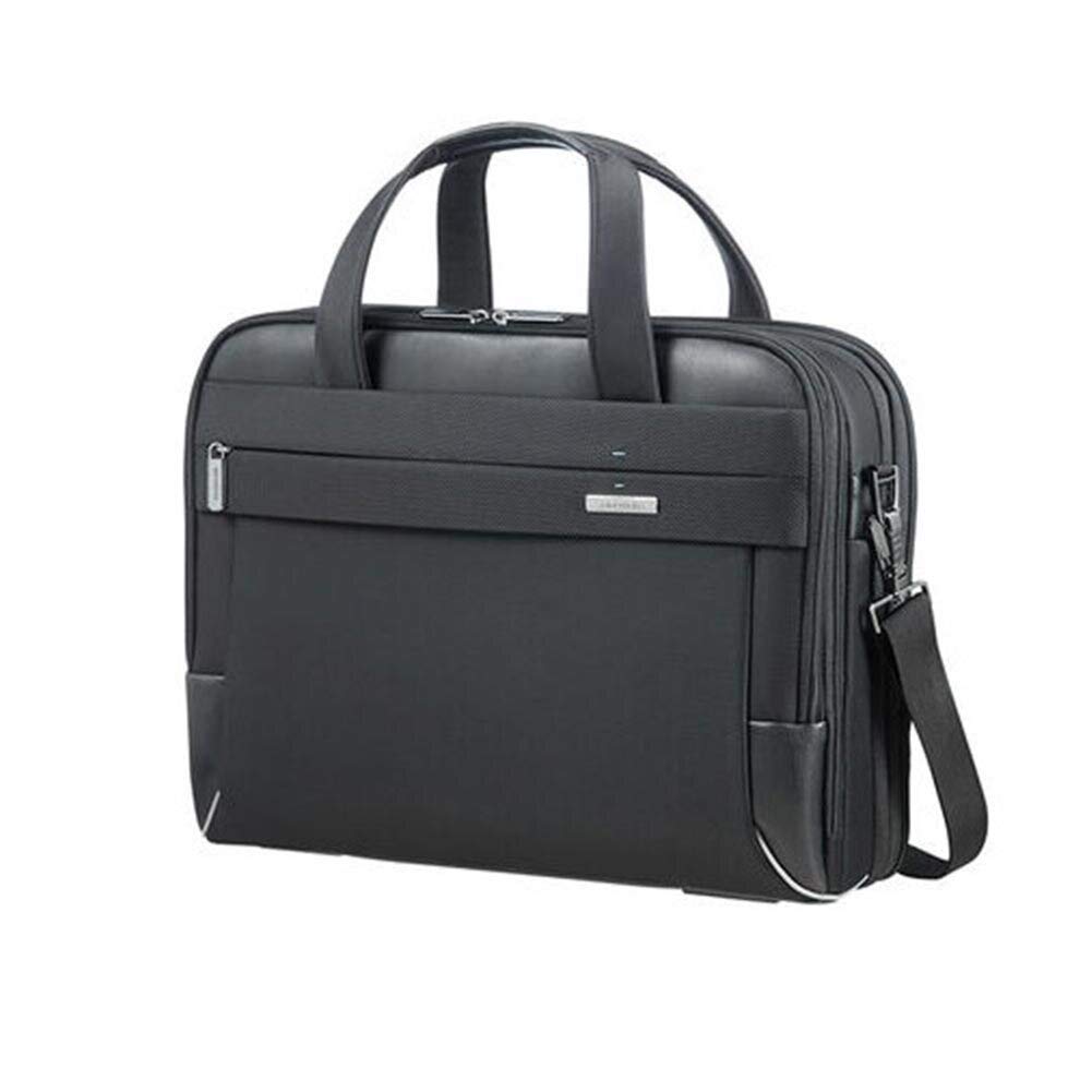 Samsonite Spectrolite 2.0 - Briefcase 15.6" (43 cm) with Smart Features, Practical Interior Layout, Expandable - Black
