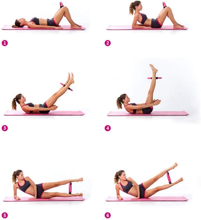 Kaiyei Pilates Anillo Circulo Yoga Ejercicio Fitness Doble Asa 37 ...