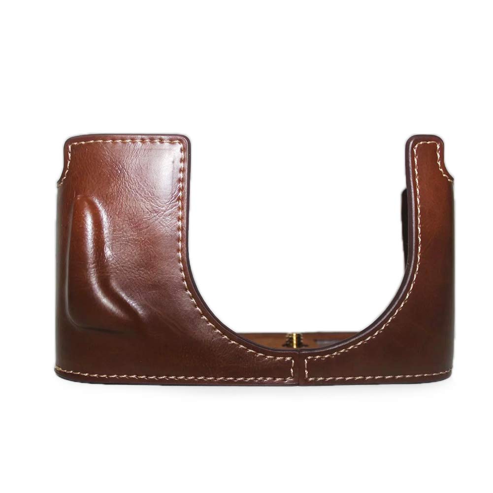 Q2 Case, kinokoo PU Leather Case for Q2 Protective Case Hand Grip Case Cover (coffee)