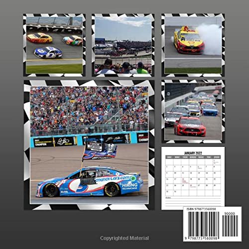 Calendrier 2023 Nascar Tracks Of Nascar 2022 Calendar: Car Race Tracks Squared Mini Planner Jan  2022 To Dec 2022 Plus 6 Extra Months Of 2023 | Premium Women Pictures Gift  ... Sport Fans Kalendar Calendario Calendrier: Emerson, Ollie:  9798773560098: Amazon.com: Books