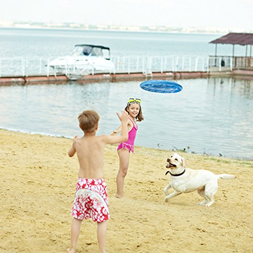 US Sense Kids Frisbee Flying Disc Boys Toys 4 Pack - Fun Sports Games for Boys Girls Family- Outdoor Games at Beach Pool Park School Playground and Back Yard DIY Creativity