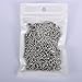 Housweety 100pcs Silver Tone Connector Clasp Ball Chains Keychain Tag 10cm(3 7/8 (100pcs) (10CM-100PCS)