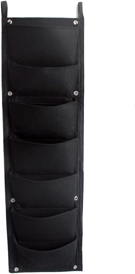 Garkit 7-pocket Vertical Garden Planter, Top Quality eco-friendly recycled materials, Waterproof for mess-free Indoor & Outdoor Use, Premium Strong & Durable Felt for Excellent Irrigation, Easy to Hang & Fill.