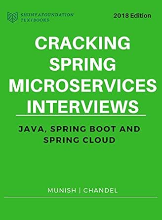 Amazon Com Cracking Spring Microservices Interviews A Quick Handbook For Java Spring Developers Ebook Chandel Munish Kindle Store