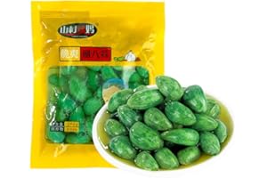 WA SAI LUO 腊八蒜 翡翠绿蒜Laba garlic,emerald green garlic,pickled pickles,sweet and sour garlic,sweet and sour garlic garlic Shandong specialty,pickled vegetables，醋泡蒜 Hot and sour side dishes (260g/bag,1 can)