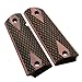 Altamont 1911 Grips - Spanish Diamond - Full Size 1911 Wood Grips w. Ambi Safety fits Most Commander, Standard & Government 1911 Models - Made in USA