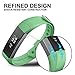 Fitbit Alta Bands, Greeninsync Fitbit Alta Replacement Accessories Band Large for Fitbit Alta Wristbands with Metal Clasp and Ultrathin Fastener (Green)