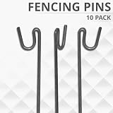 ANSIO Steel Fencing Pins 1.2m Long 8mm Thick Shepherds Crook Head Pack of 10 view 6