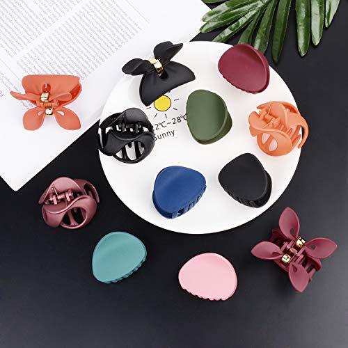 image for Fascigirl Jaw Clips, 12Pcs Hair Clamps Vintage Simple Irregular Non Sl