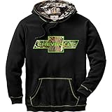 Legendary Whitetais Mens Trucked Up Big Game Camo Hoodie Chevy Large