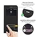 PU Leather Case for iPhone 8 Plus/iPhone 7 Plus, EasyAcc Premium View Flip Case Cover Folio with View Window/Stand/Skin Pouch Pocket Compatible with iPhone 8 Plus/iPhone 7 Plus (Black)