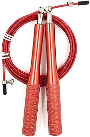 Speed Jump Rope, Adjustable to Fit Men, Women and Children, Durable and Blazing Fast Cable Rope, Improve Strength and Agility, Best for Fitness Workouts, Boxing, Skipping, Martial Arts, Staying Fit.