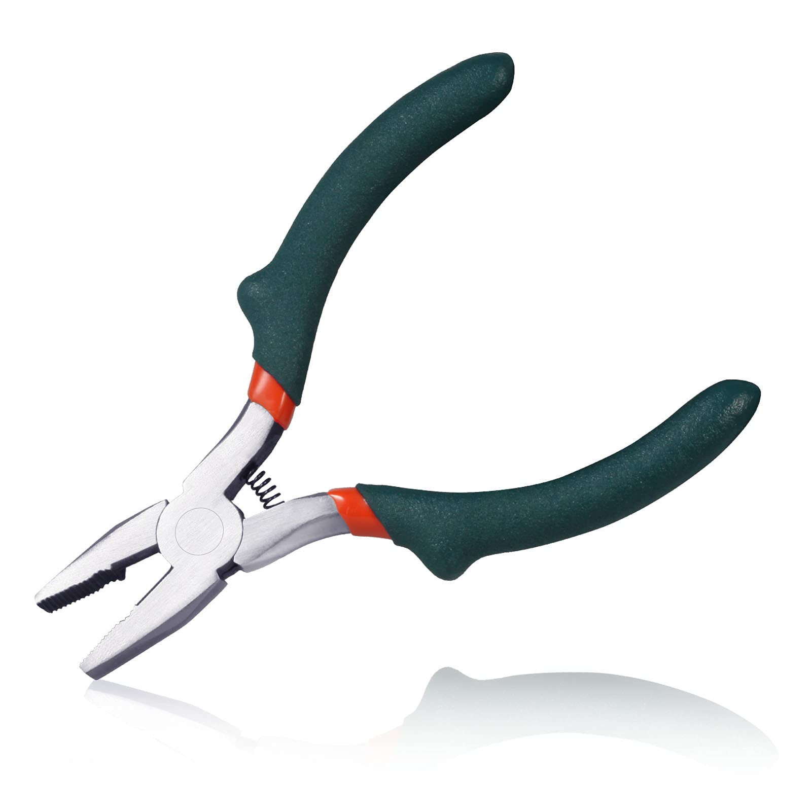 LEONTOOL 5 Inches Combination Pliers with Wire Cutters Mini Lineman's Pliers with Wire Stripper Convex Shoulder Small Wire Cutting Pliers for Beading Jewelry Making Multi Use Handcraft DIY Tool