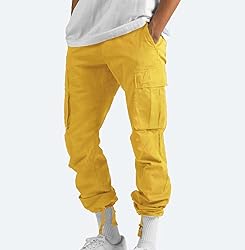 Men's Tactical Cargo Joggers Pant Sport Work