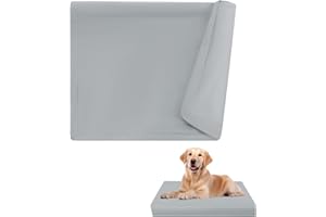 Waterproof Dog Bed Cover,Removable Dog Bed Replacement Cover,Washable Dog Mattress Cover,Oxford Cloth Dog Bed Protector Cover
