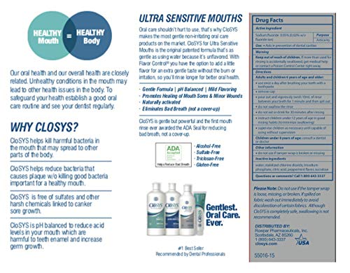 1 CloSYS+Silver+2+Count+Fluoride+Mouthwash