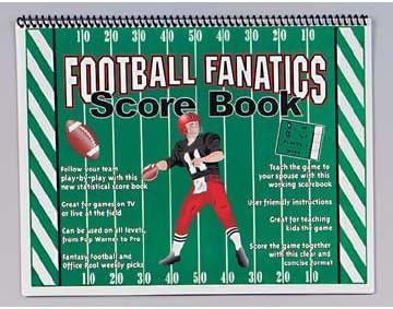 Football Easy-to-Use Scorebook for Coach's and Fans (20 Games)